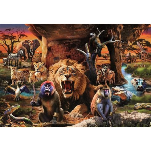 Clementoni 1500 darabos HQC puzzle, Állatok, 03299