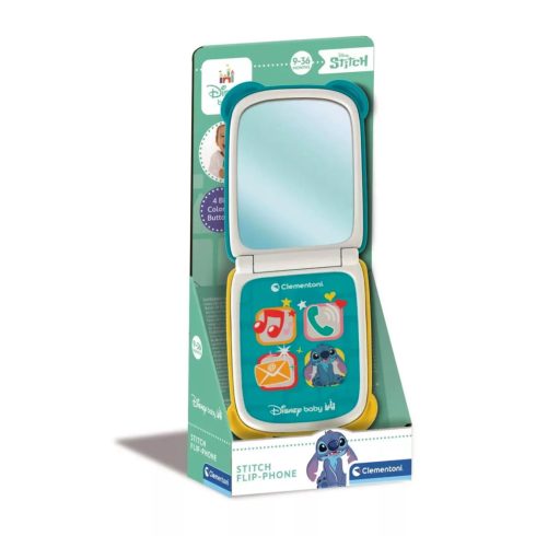 Clementoni Baby, Disney Stitch, játéktelefon, 03300