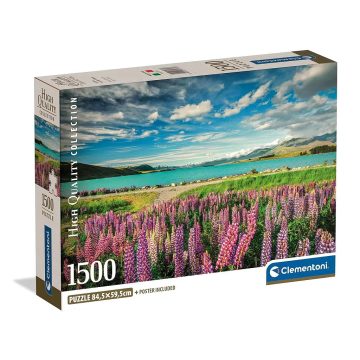   Clementoni 1500 darabos HQC compact puzzle, Tekapo-tó, Új-Zéland, 03307