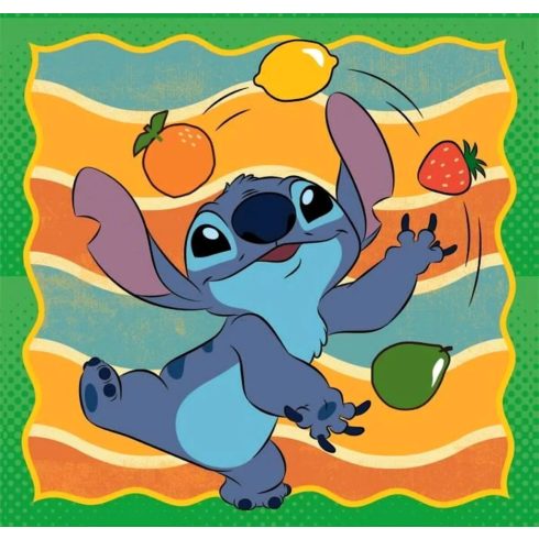 Clementoni 3 x 48 darabos supercolor puzzle, Stitch és Angel, 03315