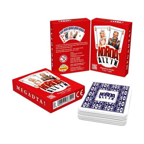 Korda All In, Klasszikus francia kártya csomag, 52 lap + joker, 03332