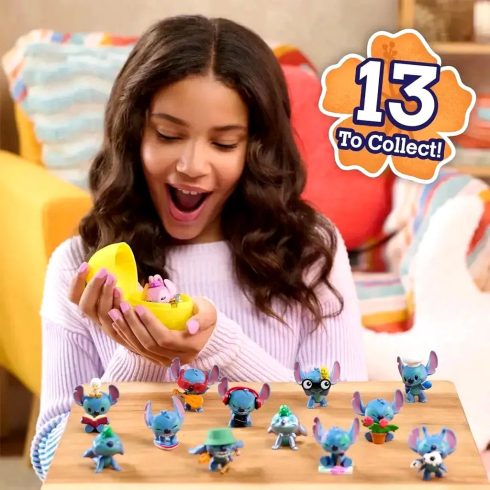 Stitch kapszulás mini figura, 4. széria, 03336