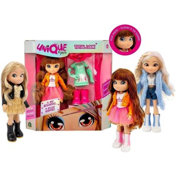 Bűvös szemű baba kétféle ruhában, 03338