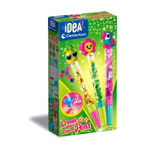 Clementoni, Idea Tollkészítő kreatív játékszett, trópusi, 03348