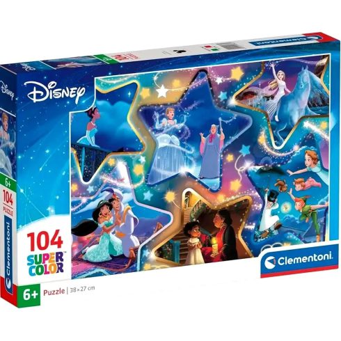 Clementoni, Supercolor Disney, 104 darabos Varázslatos Pillanatok puzzle, 03349