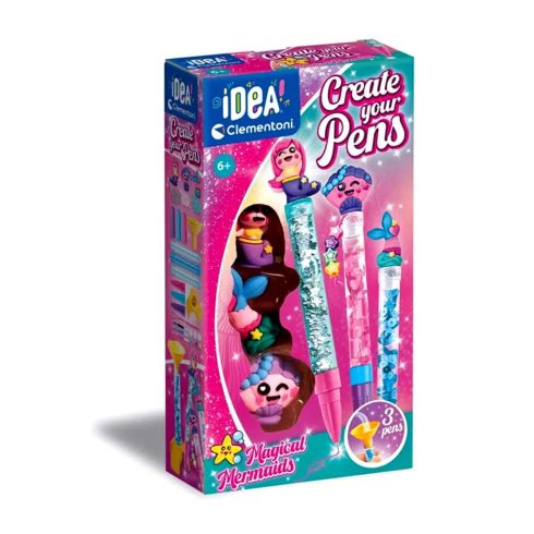 Clementoni, Idea Tollkészítő kreatív játékszett, mini hableány, 03352