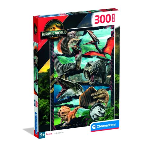 Clementoni, 300 darabos, Jurassic World puzzle, 03358