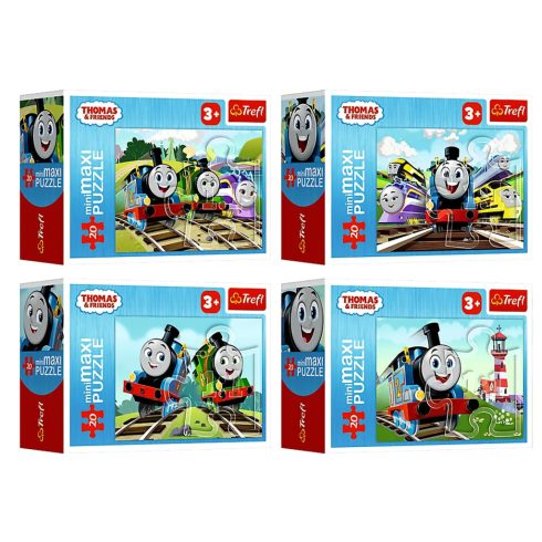 Trefl, 20 darabos Mini puzzle, Thomas a Gőzmozdony, 03369