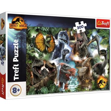   Trefl, 300 darabos, Jurassic World: Kedvenc Dinoszauruszok puzzle, 03371