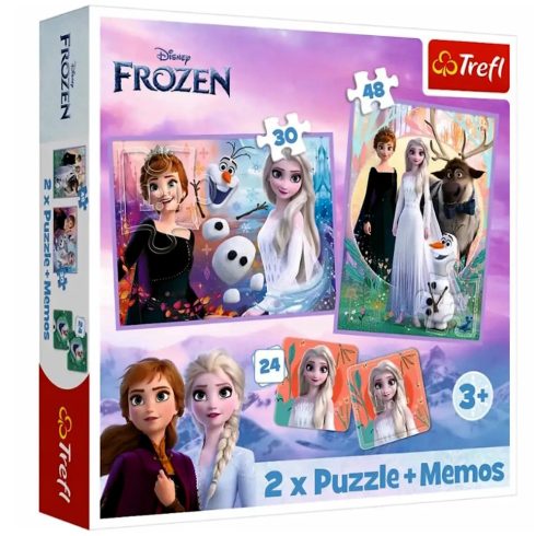 Trefl, Jégvarázs 2, 2 az 1-ben puzzle + memóriajáték, 03374