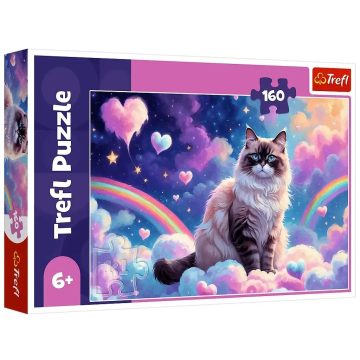  Trefl, Cica a Felhők Birodalmában, 160 darabos puzzle, 03375