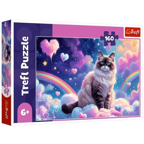 Trefl, Cica a Felhők Birodalmában, 160 darabos puzzle, 03375