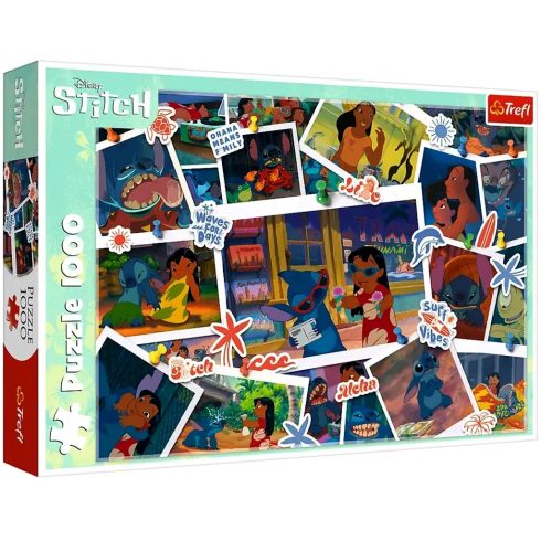Trefl, Stitch Édes Emlékek 1000 darabos puzzle, 03378