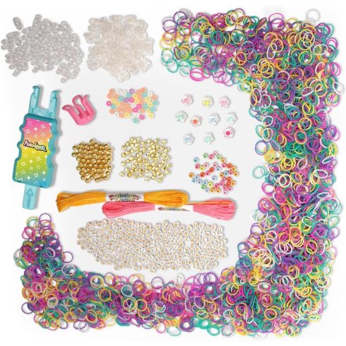 Rainbow loom, Auto loom, gumikarkötőkészítő gyöngyökkel - 03391