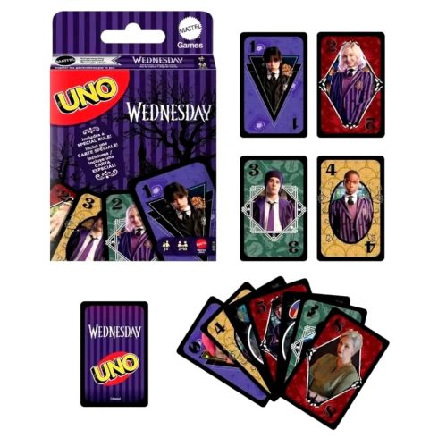 UNO, Wednesday kártya csomag, 03414