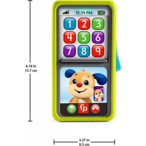 Fisher Price - 2 az 1-ben tanuló okostelefon - 03438