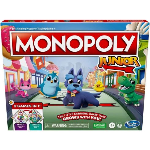 Monopoly Junior, 2 az 1-ben társasjáték, 03755