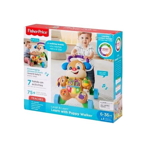 Fisher Price - Tanuló kutyusos járássegítő - 03834