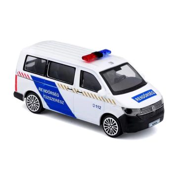 Bburago Volkswagen T6 Tűzszerés rendőrautó, 1:43, 04145