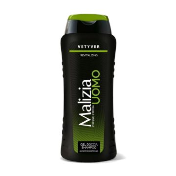 Malizia férfi tusfürdő, Vetyver, 250 ml, 04910