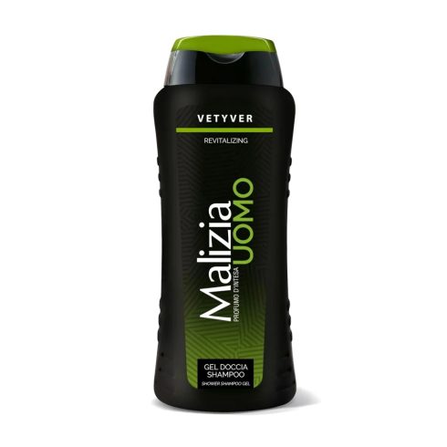 Malizia férfi tusfürdő, Vetyver, 250 ml, 04910