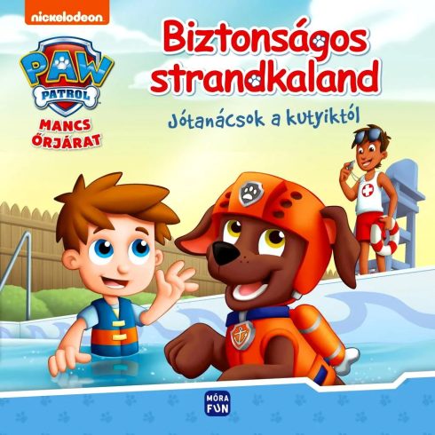 Mancs őrjárat, Biztonságos strandkaland mesekönyv, 05536