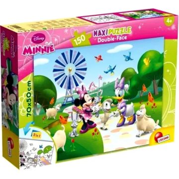   Lisciani, Minnie egér 2 az-1-ben 150 darabos MAXI puzzle csomag,  05876