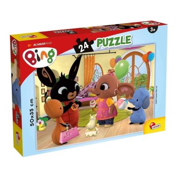   Lisciani, Bing nyuszi Induljon a buli! puzzle, 24 darabos csomag, 05881