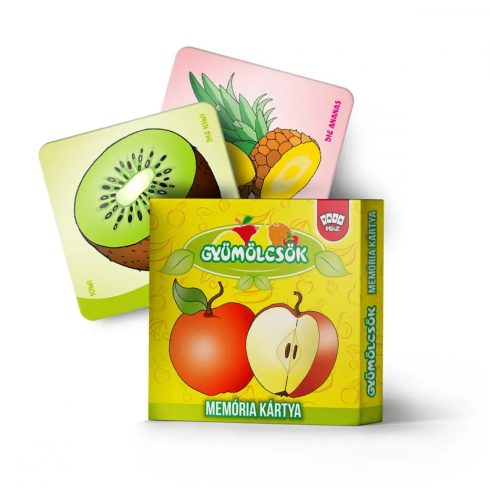 Kvíz, Gyümölcsök memória kártya csomag, 05907