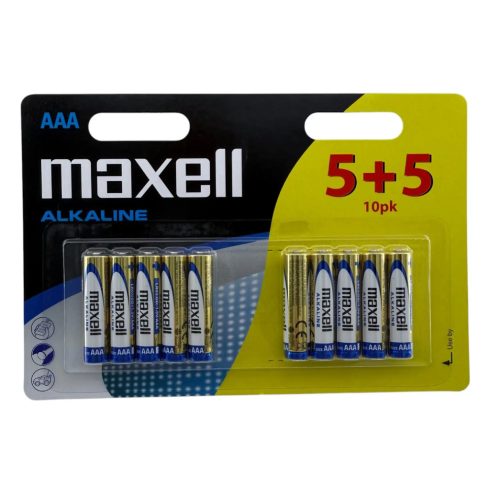 Maxell alkáli mini ceruzaelem LR3 5 + 5 db - 06102
