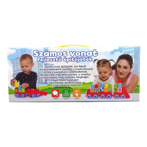 Számos vonat fejlesztő építőjáték - 06314