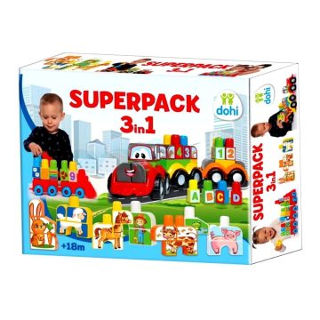 Superpack 3 az 1-ben építőjáték - 06361