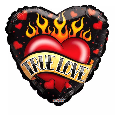 Lufi - fólia - szív - true love - 06724