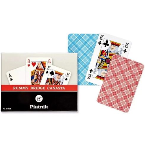 Piatnik Römi kártya, Standard, 2 x 55 lapos csomag, 06947