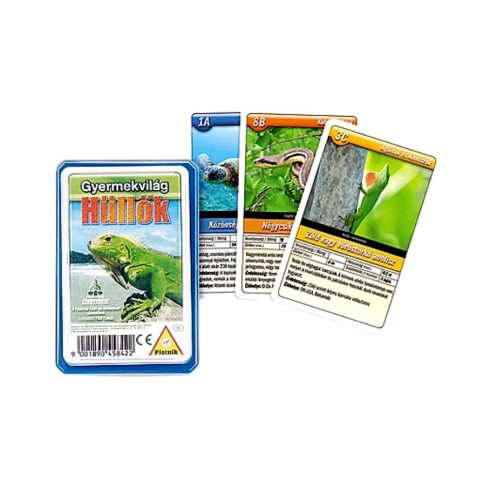 Piatnik, Gyermek világ kártya csomag, hüllők, 06958