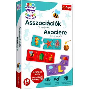   Trefl - kis felfedező csomag - oktató kirakós játék - asszociációk - 07732