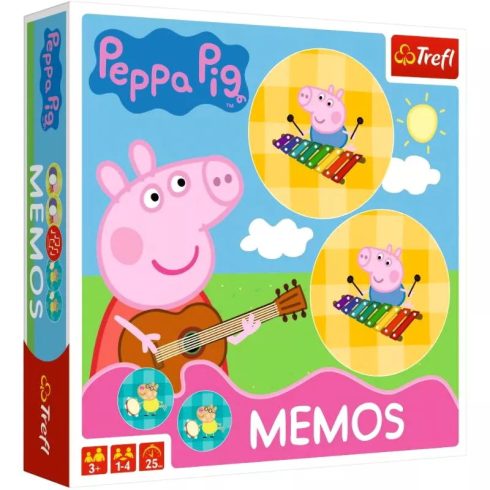 Trefl - Peppa Malac memóriajáték - 07752