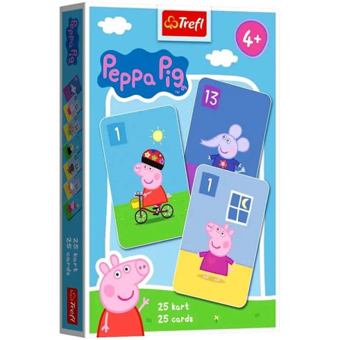 Trefl, Peppa malac fekete péter játékkártya csomag, 07795