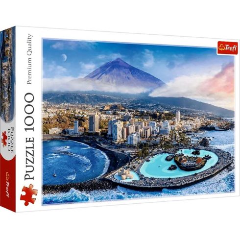 Trefl 1000 darabos puzzle csomag, Tenerife városa, Spanyolország, 07800
