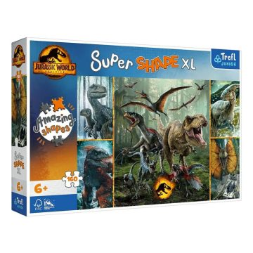 Trefl, 160 darabos XL puzzle csomag, Jurassic World, 07821