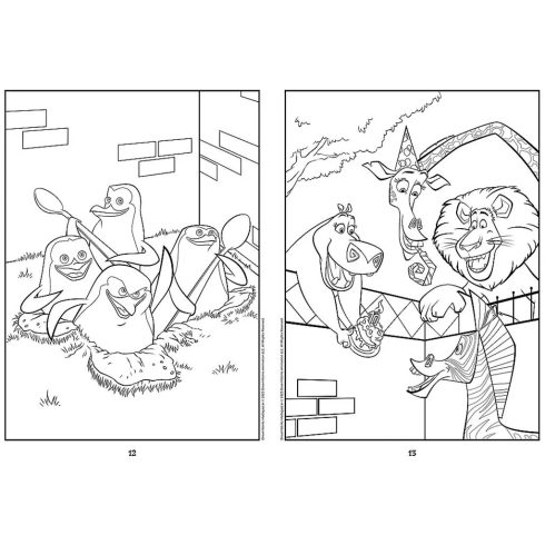 Madagaszkár, Trefl kifestőkönyv, 07822