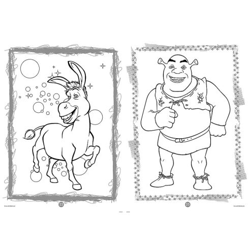 Shrek, Trefl kifestőkönyv, 07825