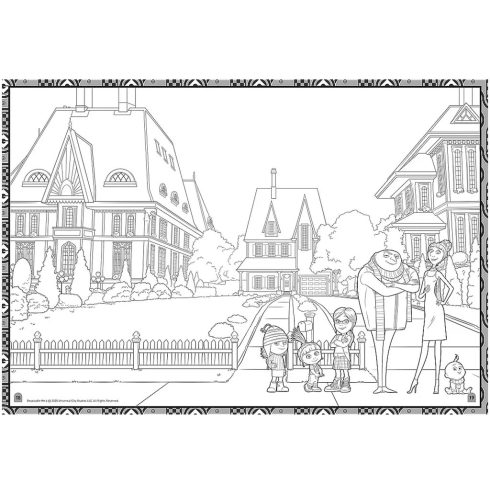 Trefl, Minyonok kifestőkönyv, 07841