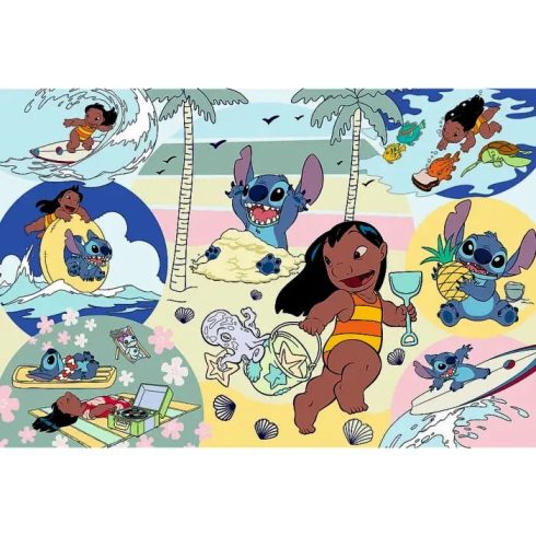Trefl, 160 darabos Lilo és Stitch puzzle csomag, 07844
