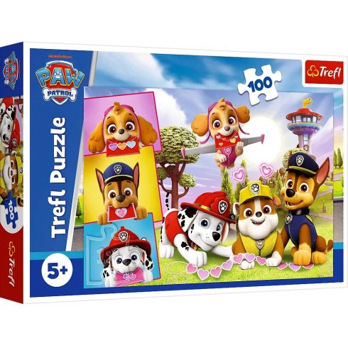Trefl, 100 darabos puzzle, Mancs őrjárat: A Barátság Ereje, 07857