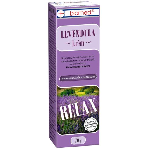 Biomed Francia Levendula krém, 70 g, 07986