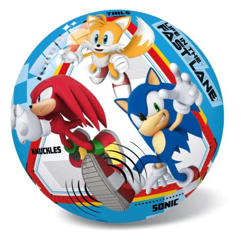 Sonic figurás Gumilabda , 23 cm - 08444