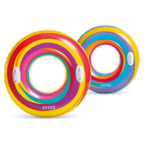 Úszógumi, hullám mintás beülő, kapaszkodóval, 08620