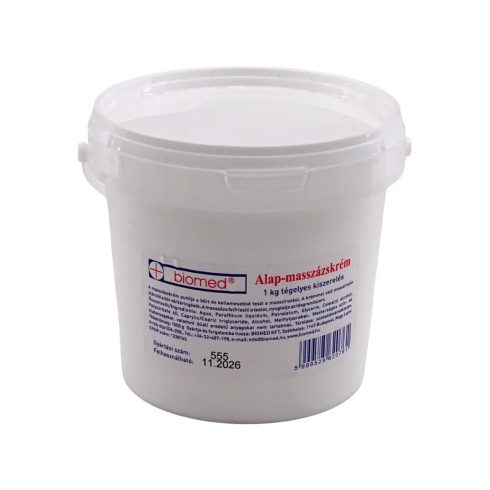 Biomed, alap masszázskrém, 1 kg, 08648