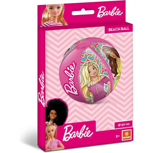 Mondo Toys, Barbie, felfújható strandlabda, 50 cm, 08656